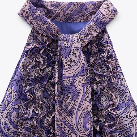 ZARA SHORT JUMPSUIT WITH PRINT - Picture 11 of 11